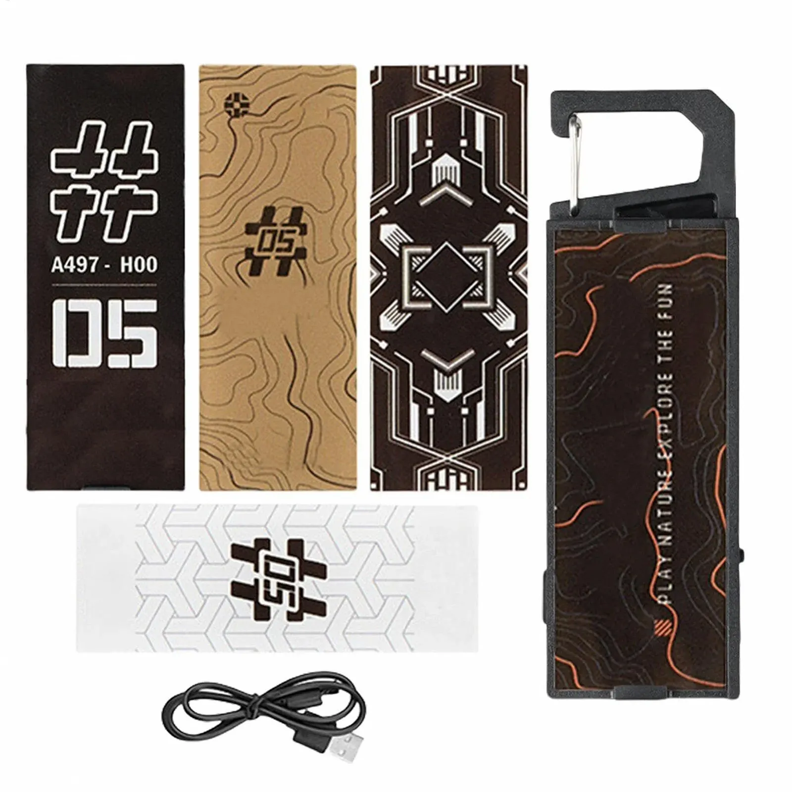 Фонарик Camping Generisch Магнитные фонари безопасности 8 режимов Ночной свет 100 г Легкий, фото №1