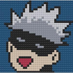 Алмазная мозаика мини Магическая битва Годжо Сатору 10х10 см [tsi247103-TSI] - Фото 1