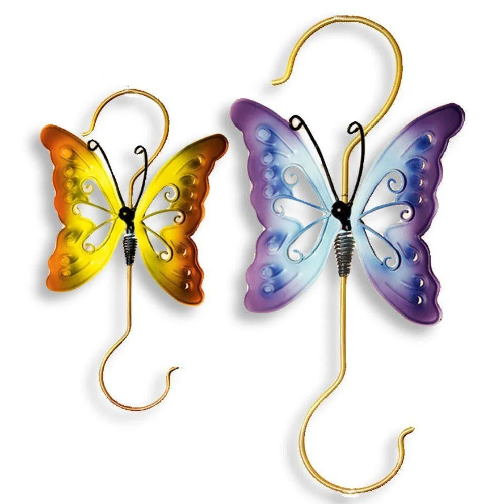 Підвіси для рослин Wenko Набір 2 шт. Метелик Метал Лакований до 7 кг, фото №1 Підвіси для рослин Wenko Набір 2 шт. Метелик Метал Лакований до 7 кг, фото №1