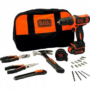 Шуруповерт Bohrmaschine Black+Decker bdcdd12htsa-qw 10,8 V Schwarz, Orange 1 батарея - Фото 1