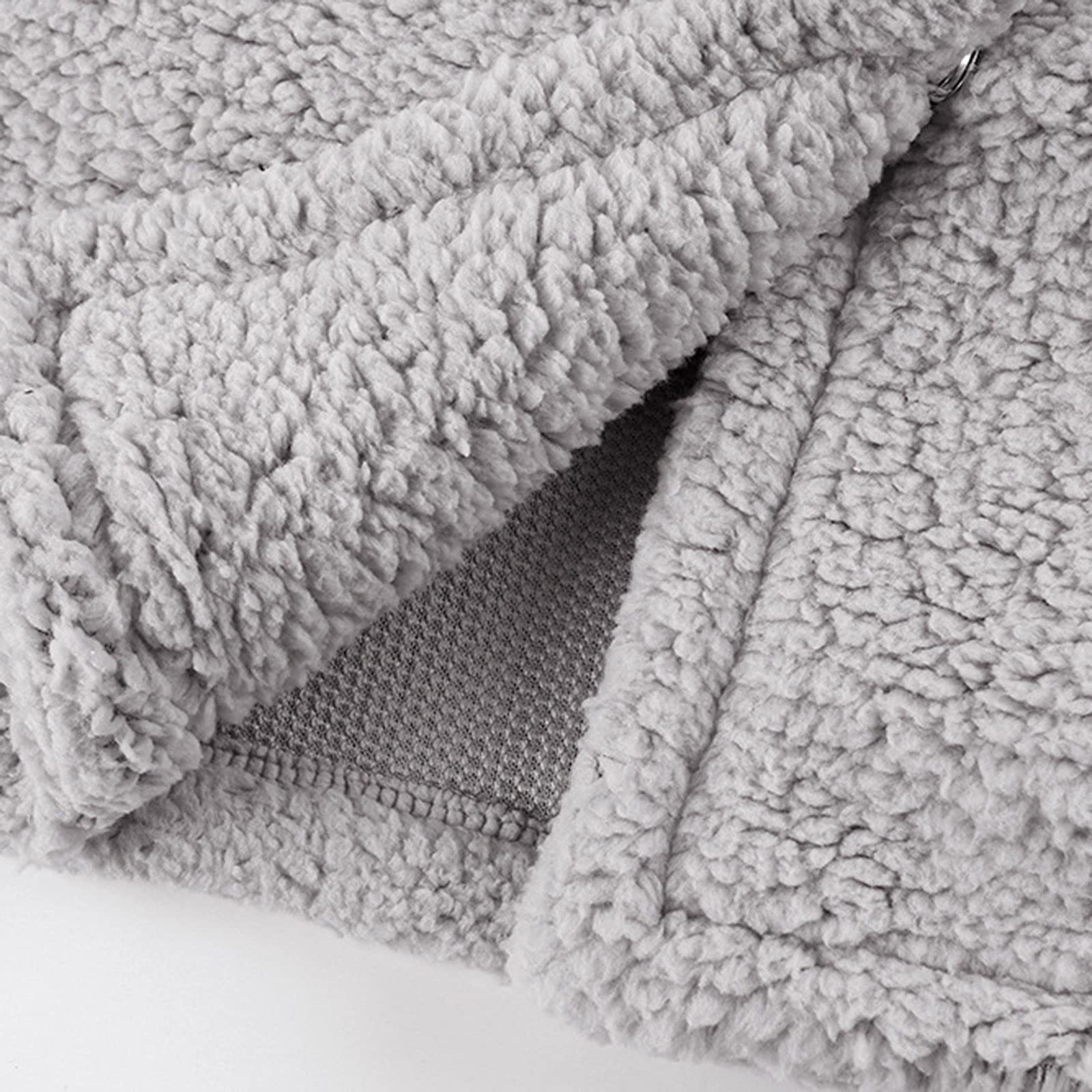 Зимова Куртка Mophghdj Жіноча утеплена з плюшу з капюшоном, фото №6