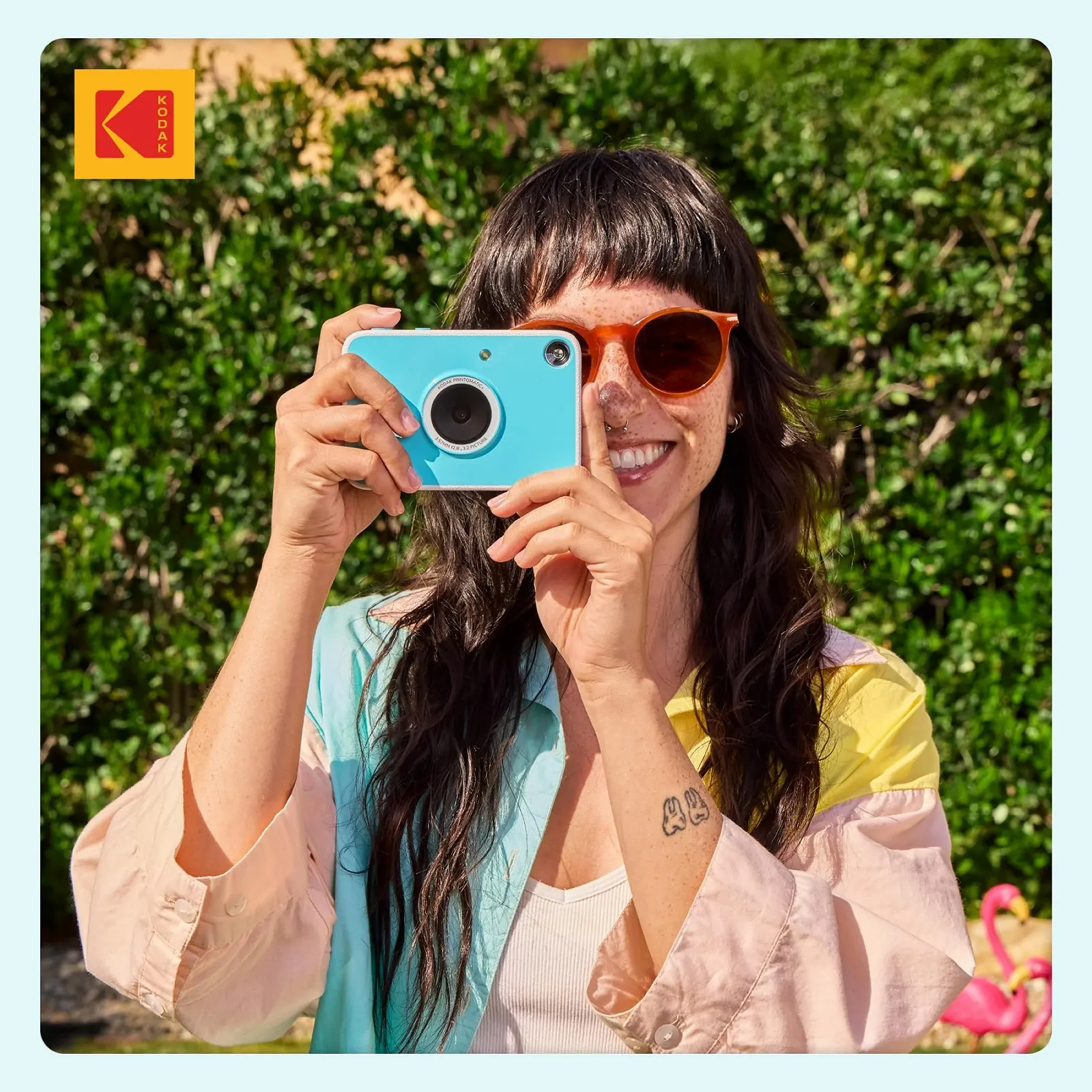 Фотоаппарат мгновенной печати Kodak Printomatic+ 10MP RGB LED 2x3 (5.1x7.5см) Blue, фото №7