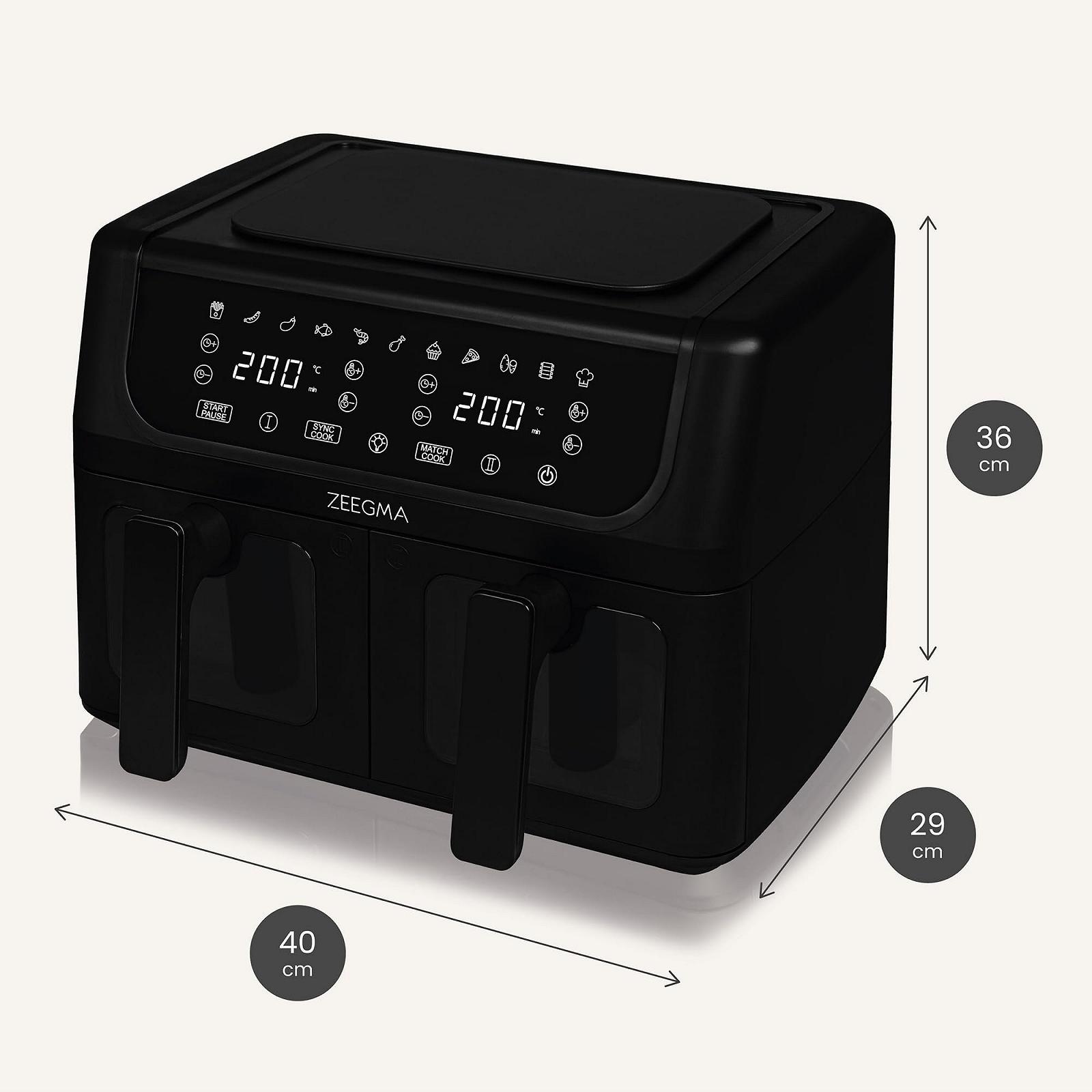 Мультипіч Zeegma Knapper Dual 1700 Вт 9 л 11 програм 60-200 °C Чорна, фото №9 Мультипіч Zeegma Knapper Dual 1700 Вт 9 л 11 програм 60-200 °C Чорна, фото №9