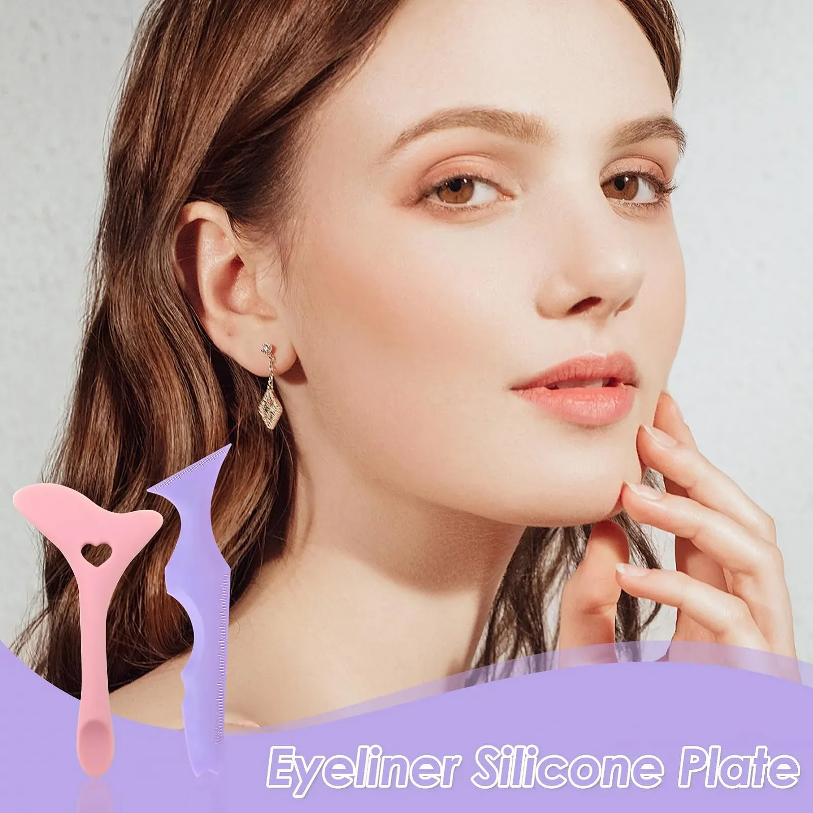 Пензль Eyeliner Stencil Силіконовий багаторазовий для макіяжу, фото №6