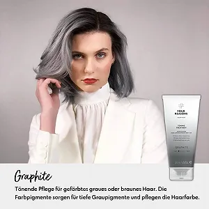 Маска для волосся Four Reasons Graphite Сірий synthetic.ua - Фото 1