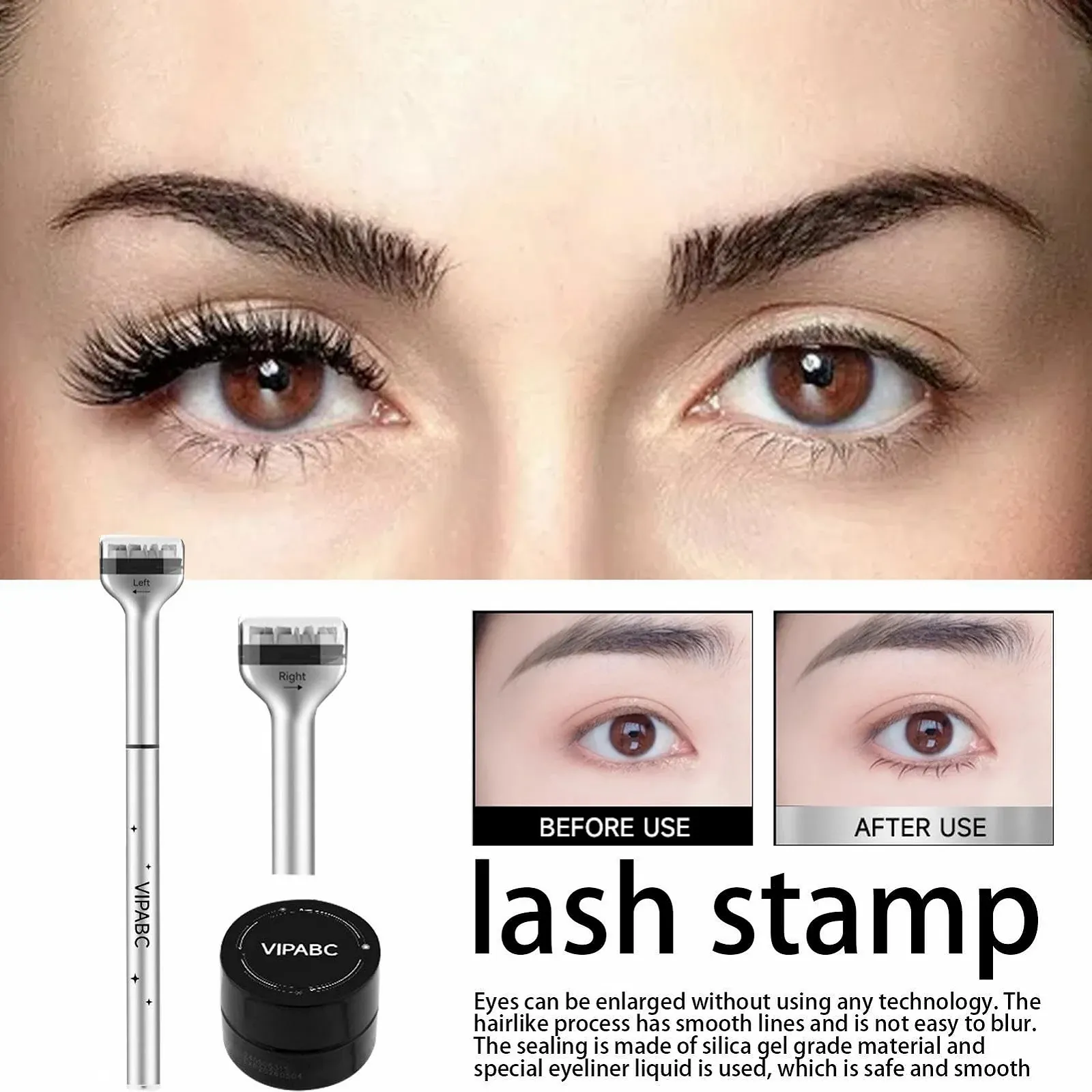 Фломастер-штамп для нижніх вій Eyeliner-Stift, фото №3