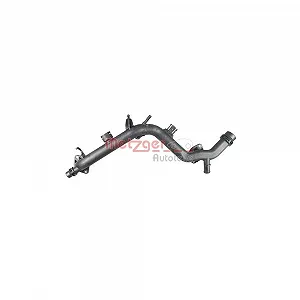 Трубка охлаждающей жидкости METZGER 4010198 для AUDI, головка цилиндра, спереди - Фото 1