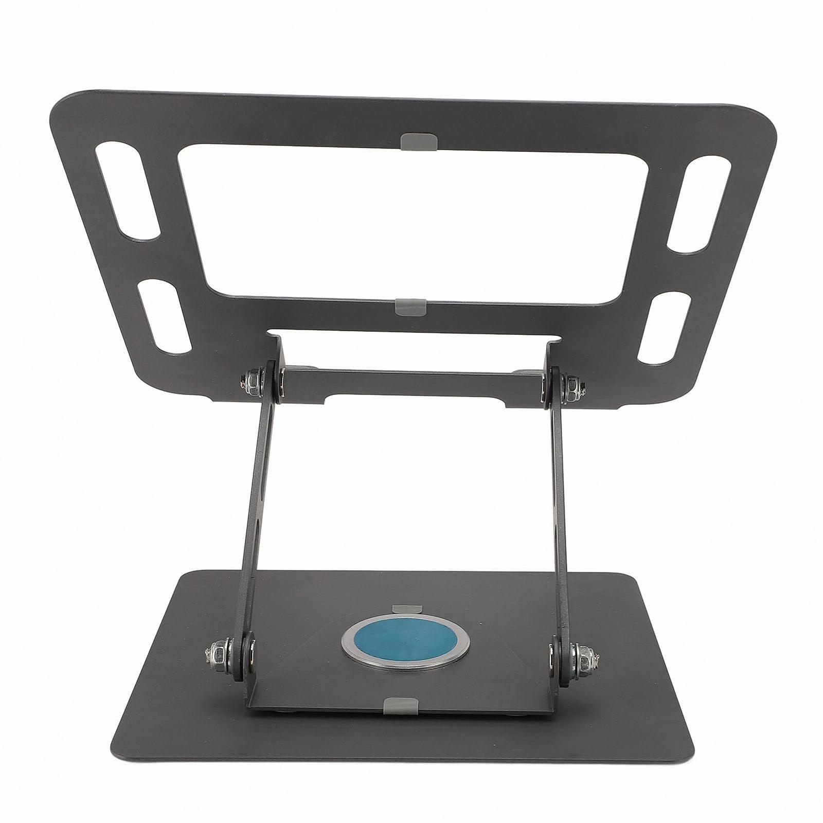 Підставка для ноутбука металева регульована по куту і висоті для планшетів і мобільних телефонів з нековзною основою, стабільна і міцна, фото №8