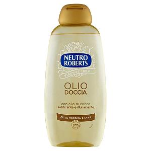 Олія для душу Neutro Roberts Olio Doccia з кокосовою олією шовковиста та сяюча 250 мл + тальк 100 г synthetic.ua - Фото 1