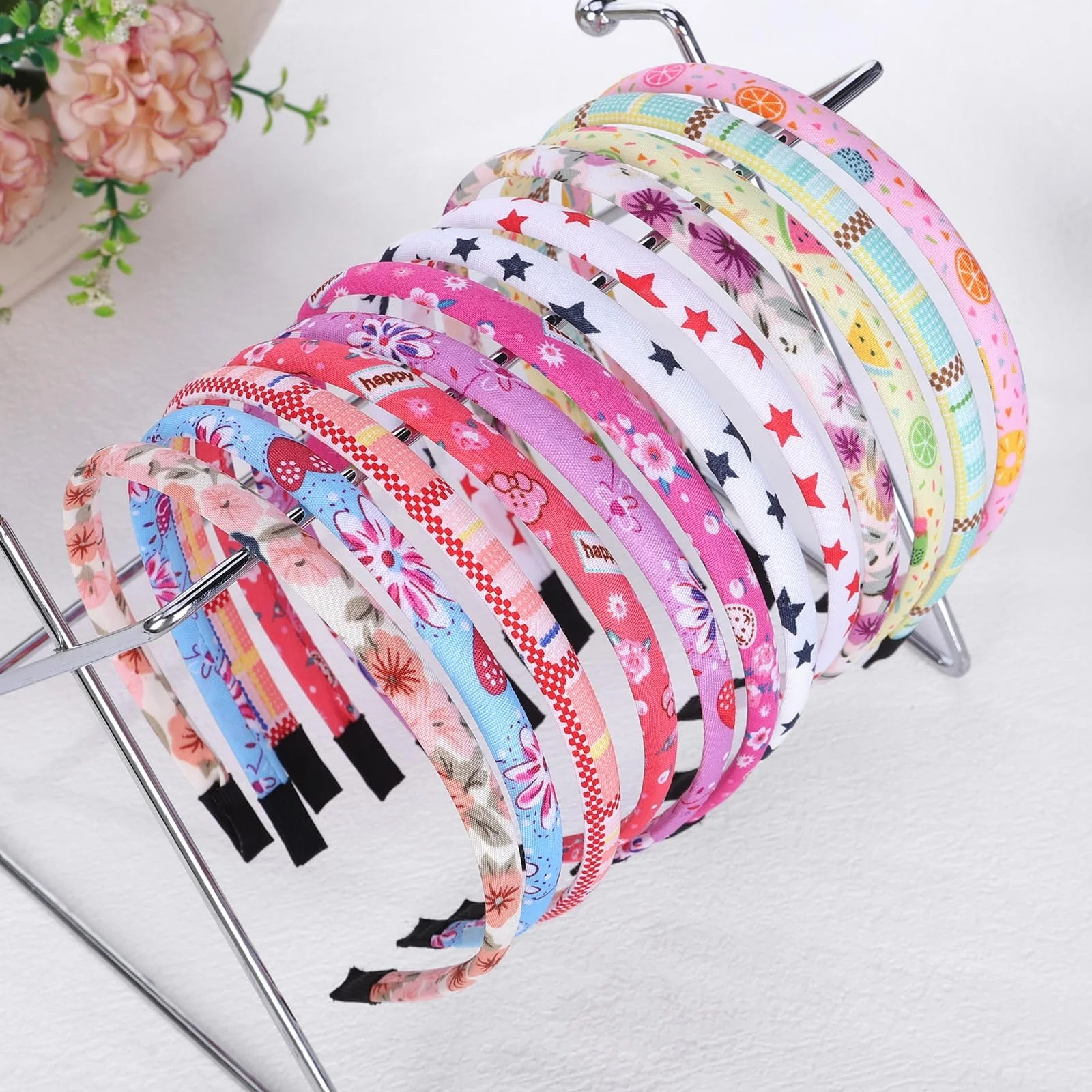 Обруч Квітковий Тканинний, фото №4 Обруч Квітковий Тканинний, фото №4