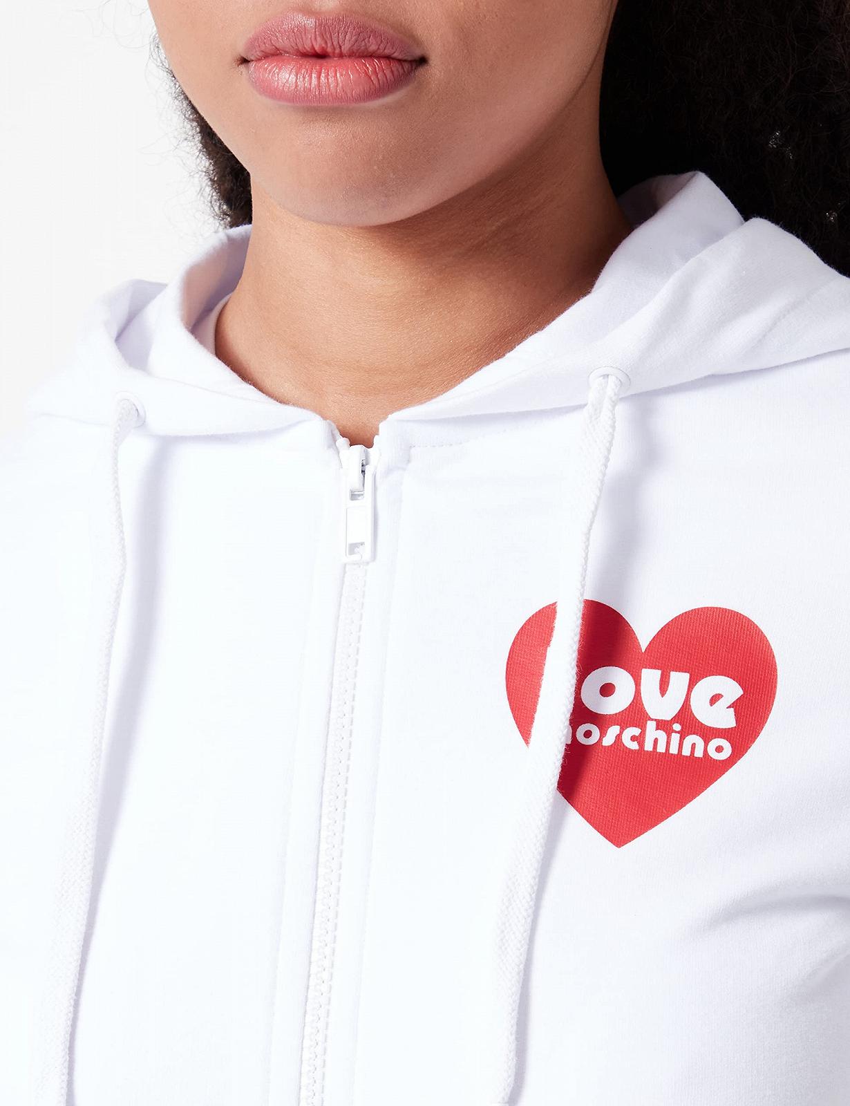 Жіноча куртка з капюшоном на блискавці Love Moschino, фото №3