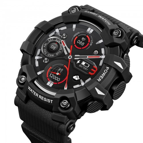Смарт-часы Skmei S231 силиконовый ремешок Black 16694, фото №2
