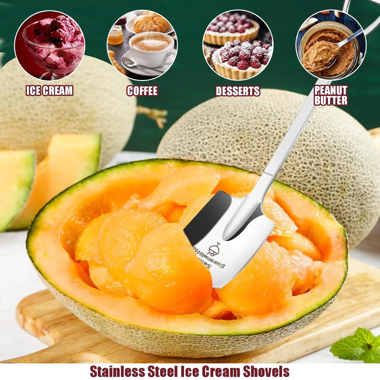 Ложка для морозива Valentine's Day, 2 шт., з подарунковою коробкою, фото №6