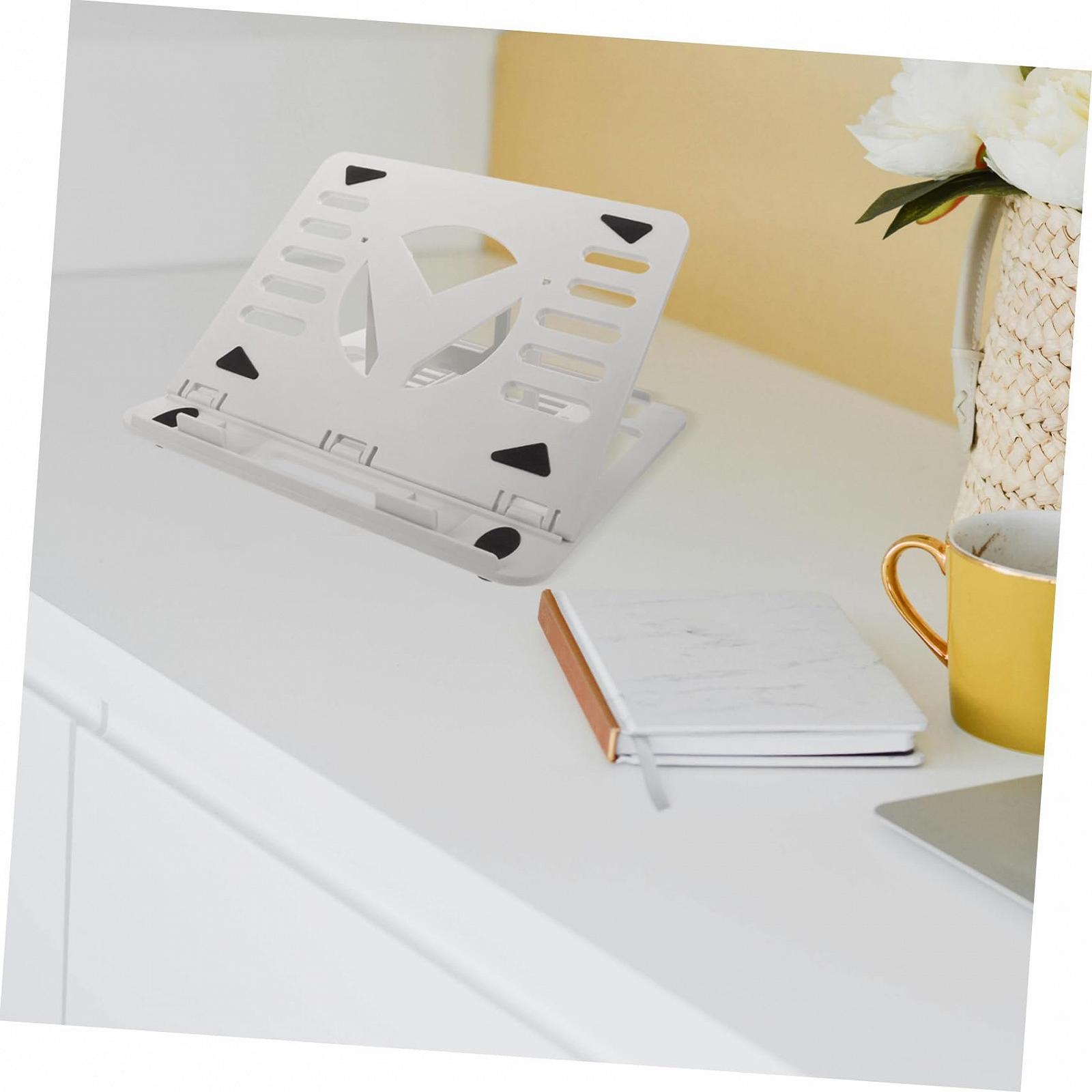 Подставка для ноутбука Sewroro Пластиковая Нескользящая Держатель для ноутбука Регулируемая Складная, фото №3 Подставка для ноутбука Sewroro Пластиковая Нескользящая Держатель для ноутбука Регулируемая Складная, фото №3