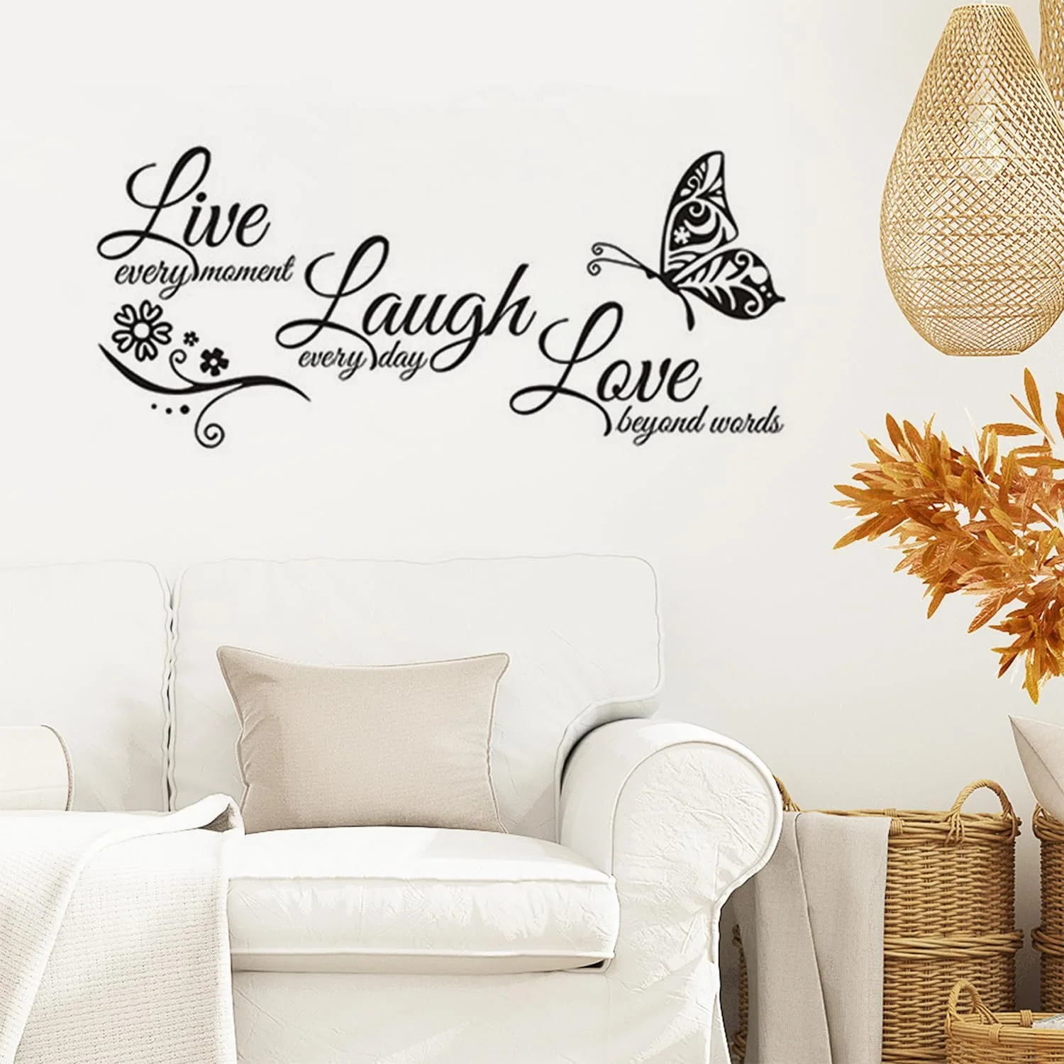 Наклейки на стіну Inspirational Quotes 2 набори DIY Black, фото №6 Наклейки на стіну Inspirational Quotes 2 набори DIY Black, фото №6