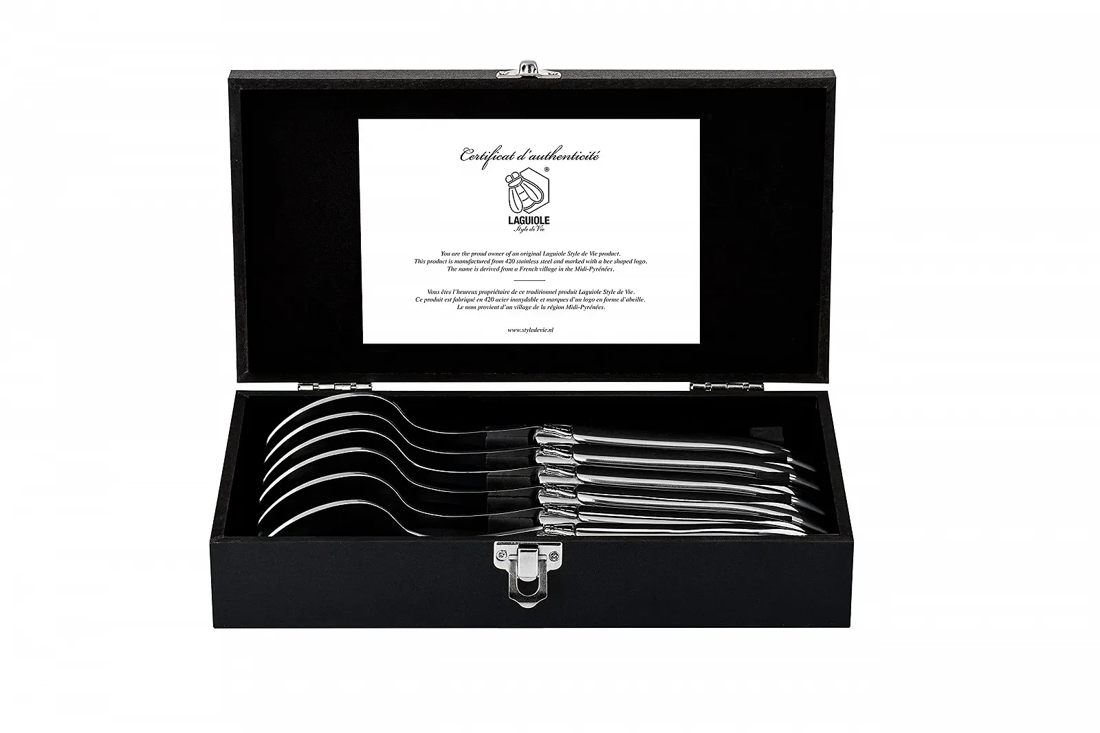 Ложка для супу Laguiole Style de Vie Luxury Line, 6 шт, нержавіюча сталь, фото №3