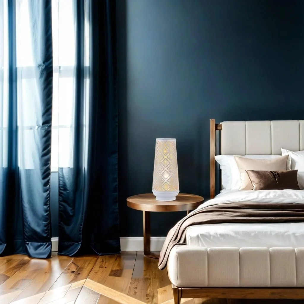 Настільна лампа Marrakech Qantas 29 см металева E27 Біло-золота, фото №7