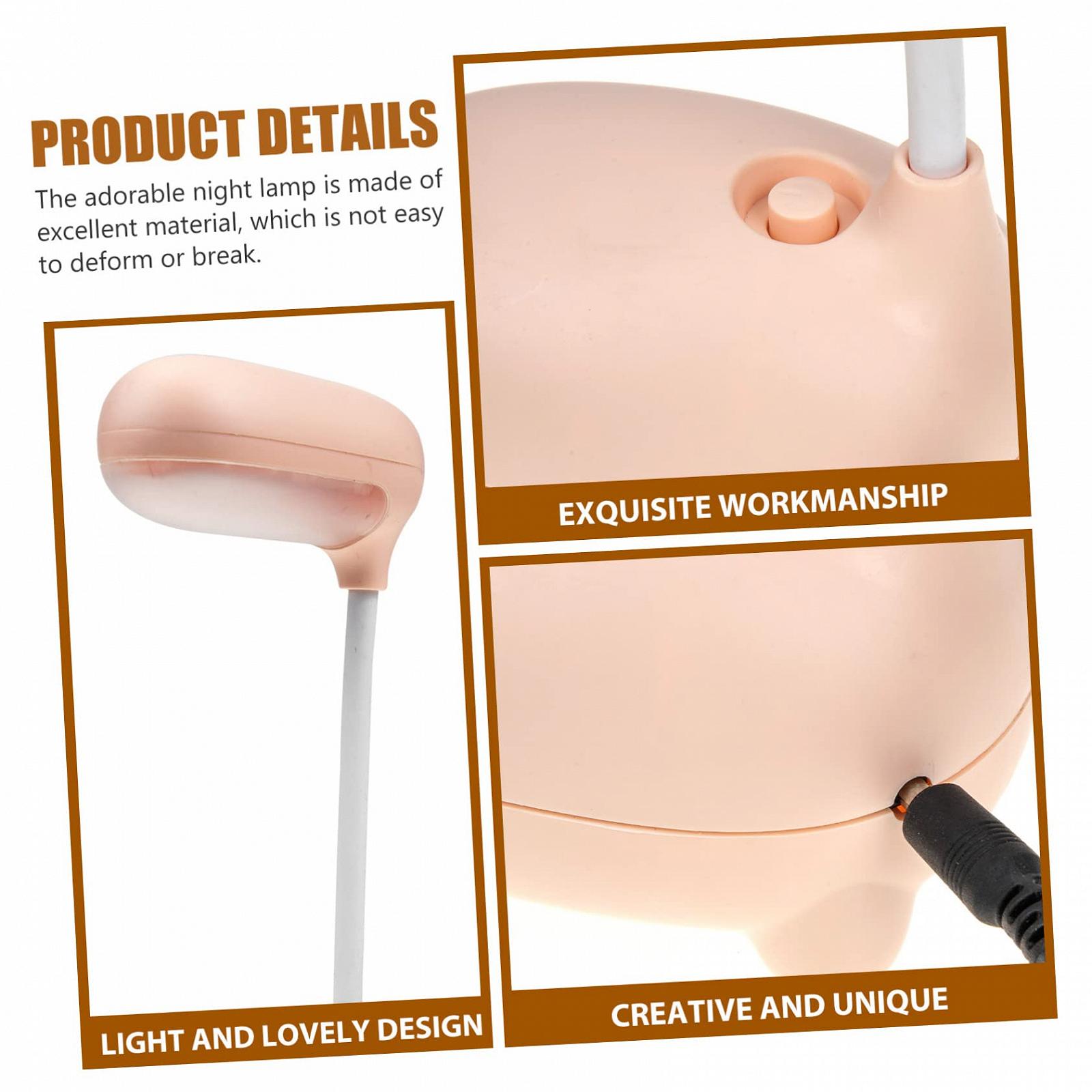 Набор HOMSFOU настольных аксессуаров из 4 штук перезаряжаемые ночники для детей LED детская лампа ночник Рождественское украшение, фото №4 Набор HOMSFOU настольных аксессуаров из 4 штук перезаряжаемые ночники для детей LED детская лампа ночник Рождественское украшение, фото №4