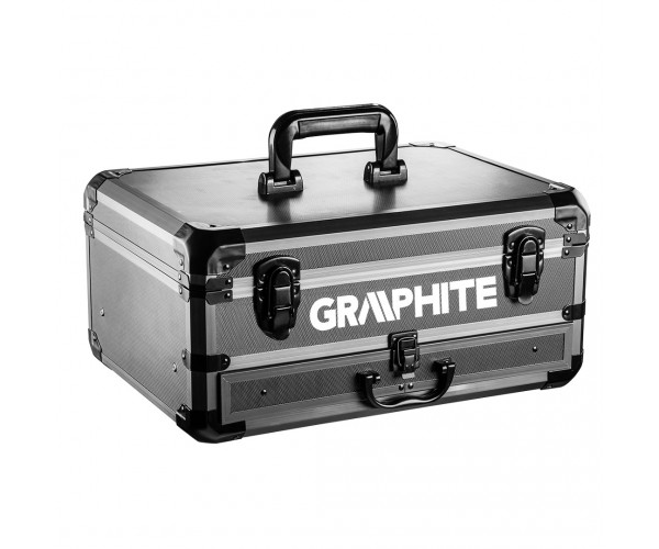 Graphite Шурупокрут-дриль акумуляторний Energy 18В 2х2.0А•год, 44Нм 0-1250об•хв, набір 109шт приладдя кейс 7.35кг, фото №3
