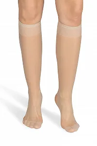 Жіночі панчохи NOQ Однотонні до коліна 15 Den synthetic.ua - Фото 1
