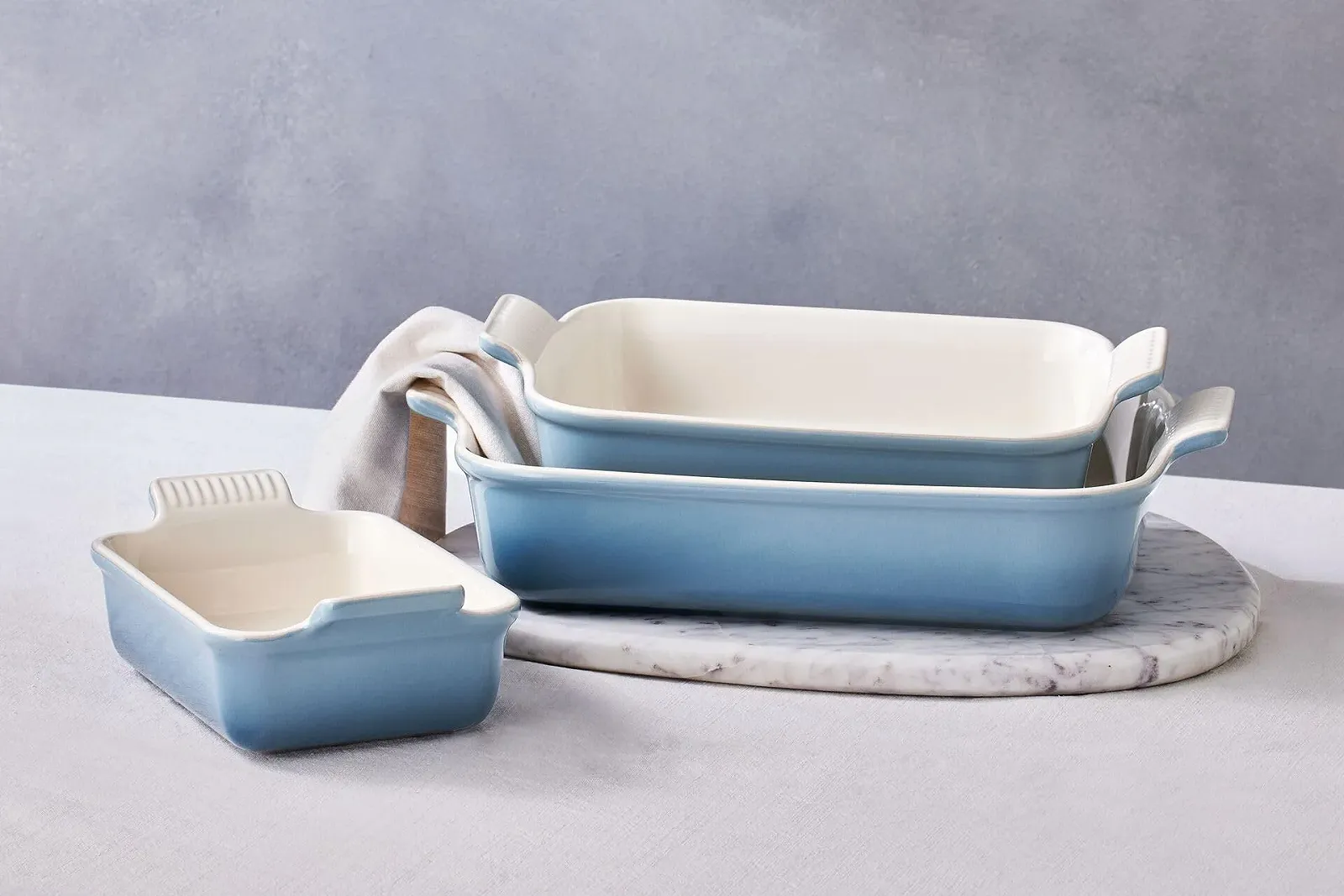 Форма для запекания Le Creuset Tradition 71102194340001 прямоугольная керамическая 19 см 1,1 л Chambray, фото №5