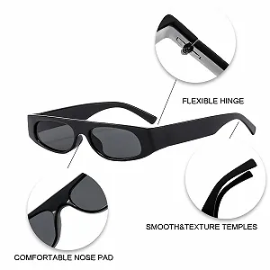 Вінтажні овальні сонцезахисні окуляри Long Keeper для жінок і чоловіків, вінтажна маленька оправа, ретро synthetic.ua - Фото 1