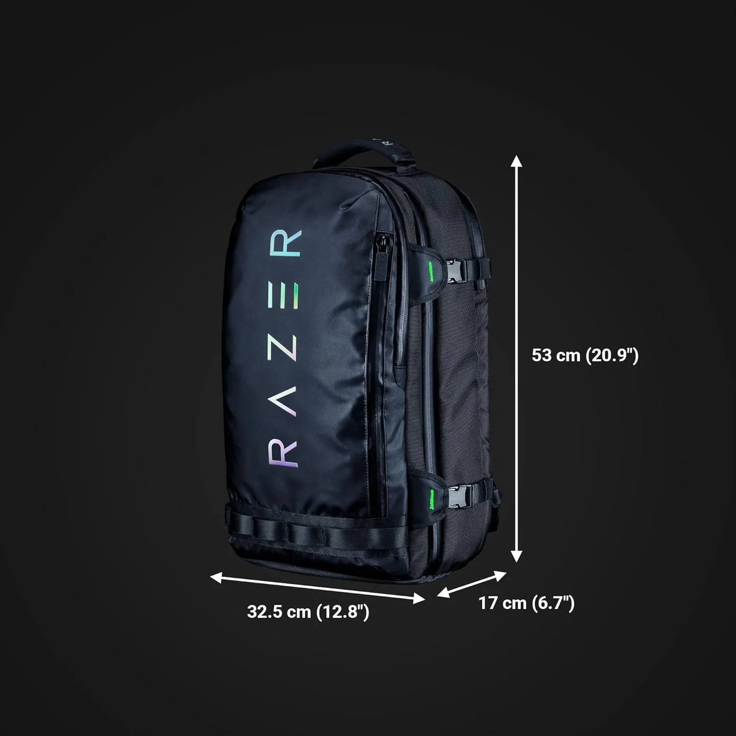 Рюкзак Razer Rogue V3 17.3 дюйма износостойкий полиэстер Черный/Chroma, фото №2
