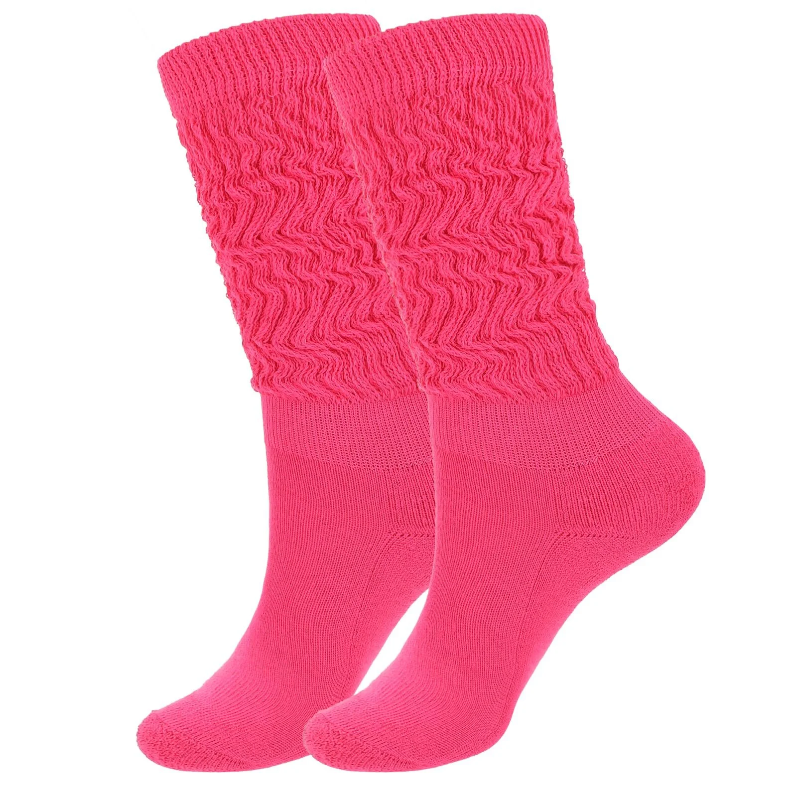 Пара неонових шкарпеток, подовжені вільні шкарпетки, фото №1