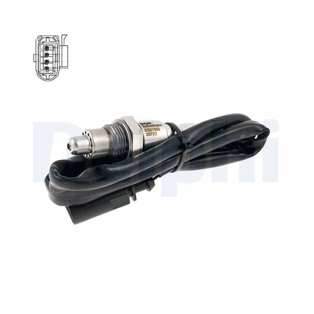 Лямбда-зонд DELPHI ES21382-12B1 для SEAT SKODA VW після каталізатора, фото №1 Лямбда-зонд DELPHI ES21382-12B1 для SEAT SKODA VW після каталізатора, фото №1