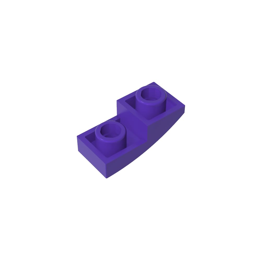 Блок Classic Brick GDS-795-060 Slope Curved 2 x 1 Inverted Сумісний з Lego 24201, фото №1