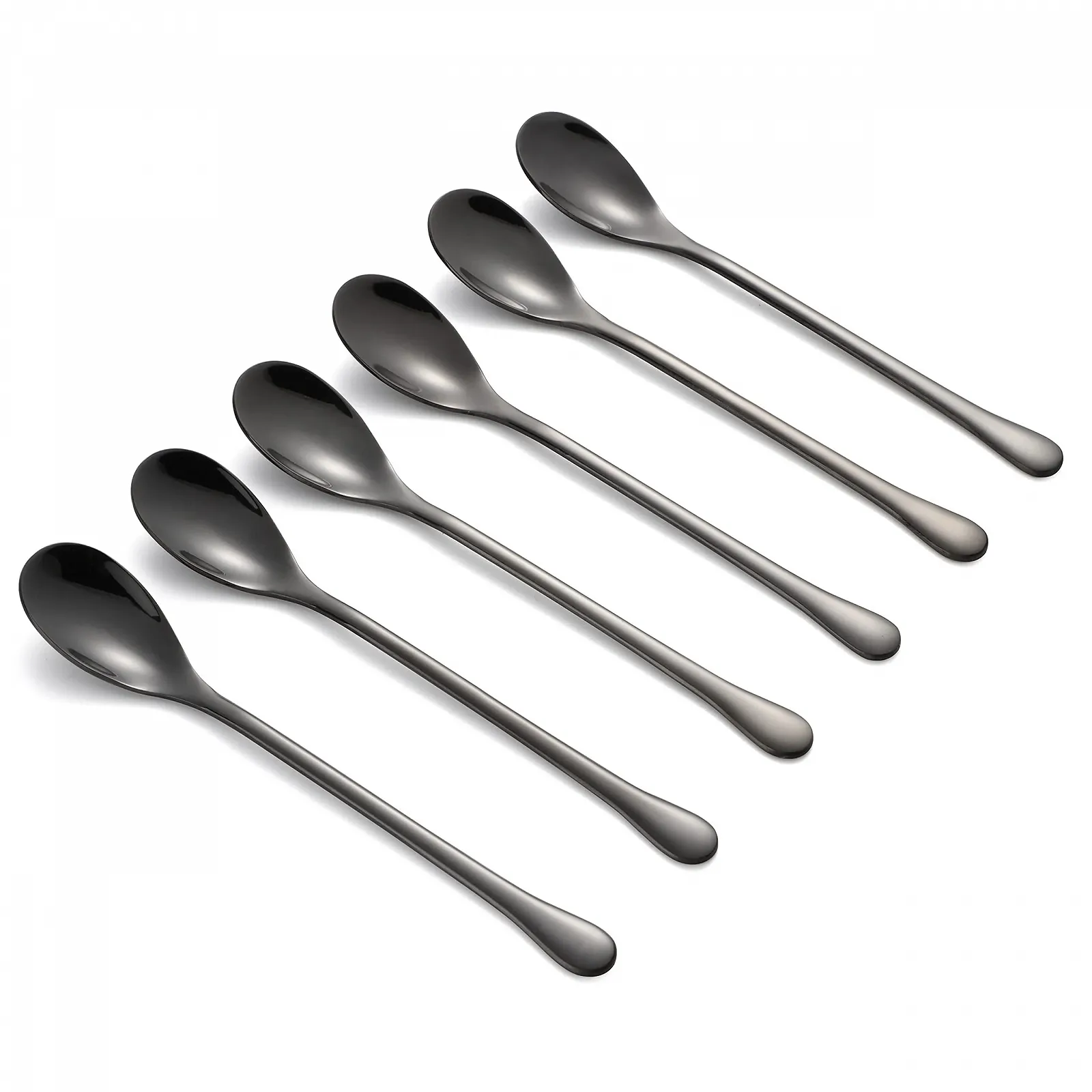 Кавова ложка Набір з 6 маленьких чайних з нержавіючої сталі, фото №1