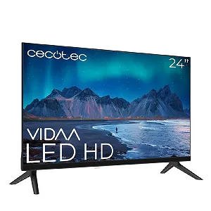 Телевизор 24" Cecotec A5 ALH50024 / HD / 50 Гц / LCD / Smart TV / Wi-Fi / Bluetooth / T2 цена на synthetic.ua - Фото 1 Телевизор 24" Cecotec A5 ALH50024 / HD / 50 Гц / LCD / Smart TV / Wi-Fi / Bluetooth / T2 synthetic.ua - Фото 1