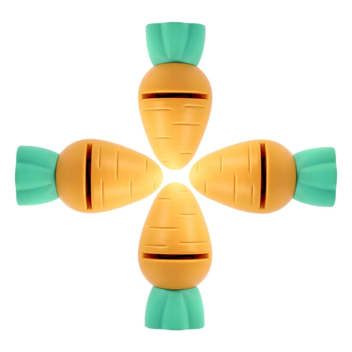 Набор точилок для ножей Cartoon Carrot 4 шт. многофункциональный нековзкий, фото №1