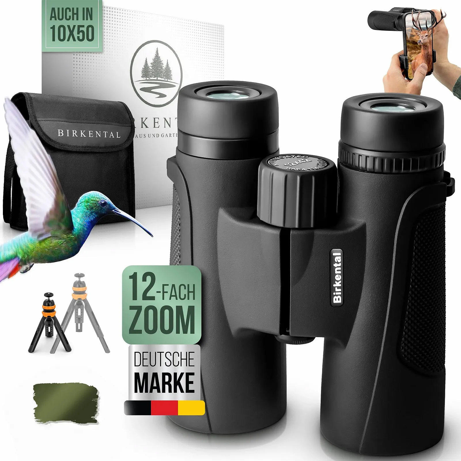Бінокль Birkental 12x42 Compact, фото №1