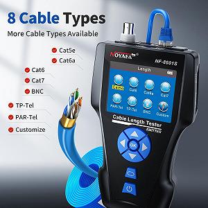 Тестер мережевого кабелю NOYAFA TDR NF-8601S ціна на synthetic.ua - Фото 1 Тестер мережевого кабелю NOYAFA TDR NF-8601S synthetic.ua - Фото 1