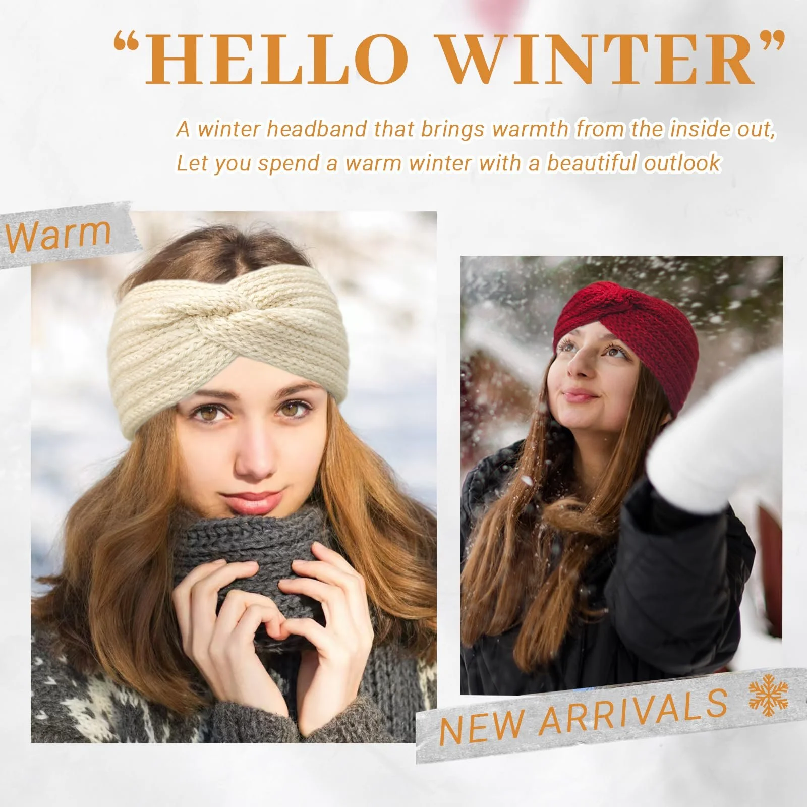 Пов'язка Kavya Зимова для жінок, фото №3