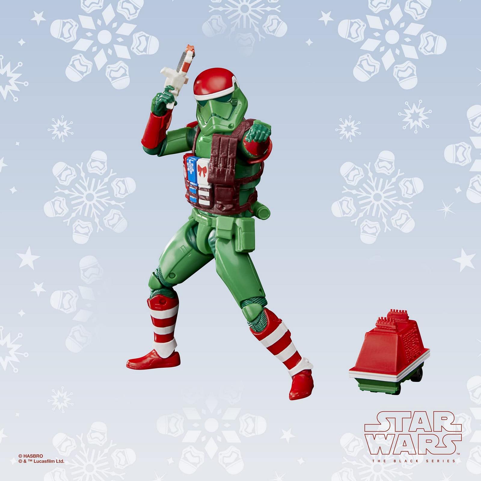 Фігурка Star Wars Black Series Штурмовик Першого Ордену (Святкове видання) та Мишачий Дроїд, 15 см, фото №5