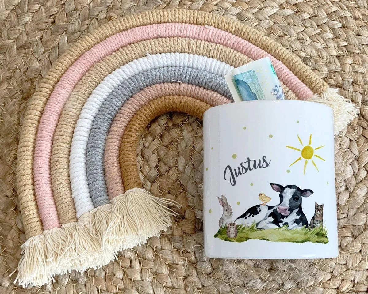 Скарбничка Mikalino Animals from the Farm керамічна, фото №5