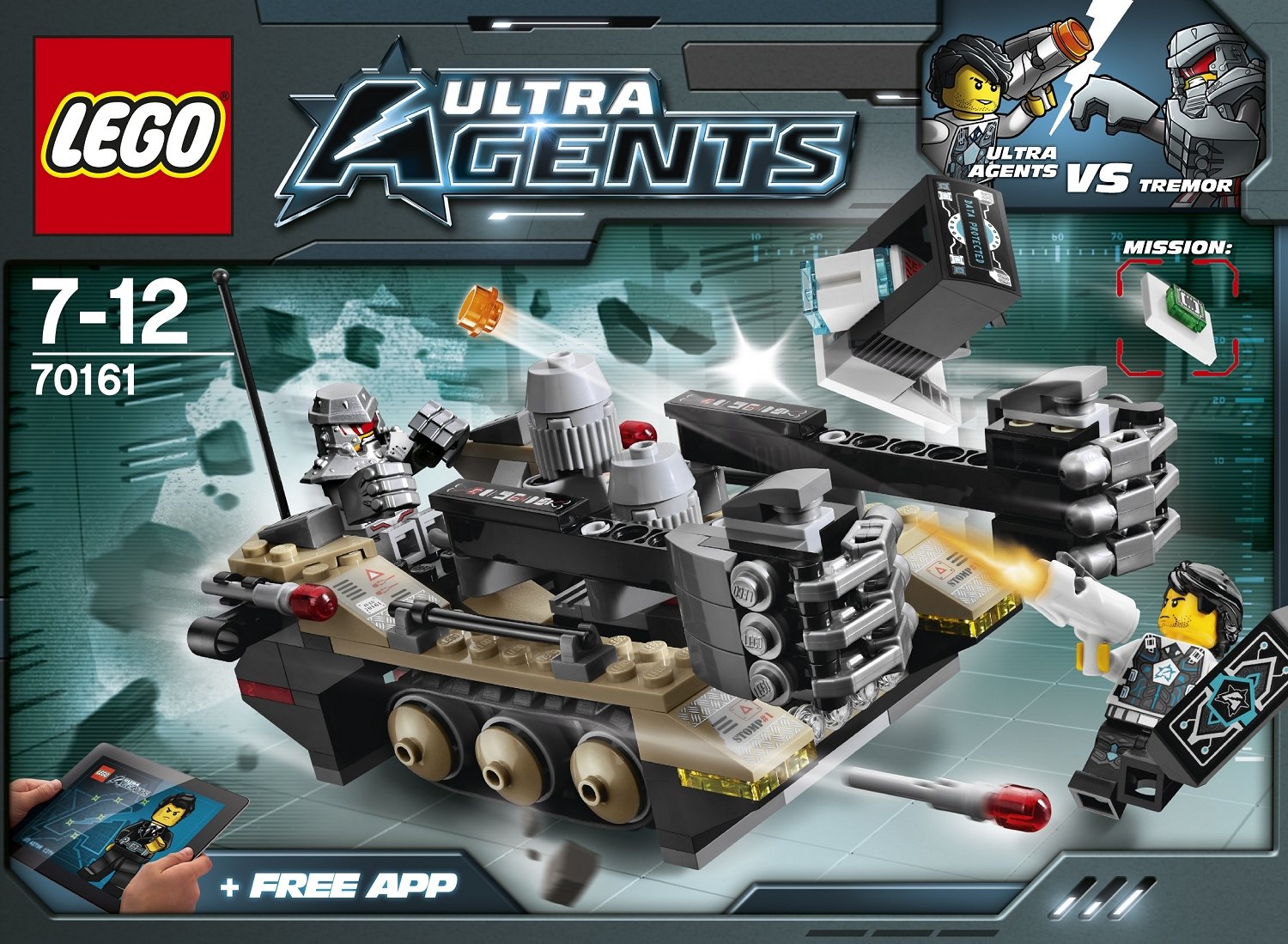 Набір LEGO Agents 70161 Tremor Track Infiltration, фото №3