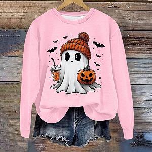 Трендовый Хэллоуинский пуловер для женщин Halloween, Hexen-Top Gothic Langarm Halloween gruselige Grafik Rundhalsausschnitt Y2K Anime 2025 осень мягкие Sweatshirts synthetic.ua - Фото 1