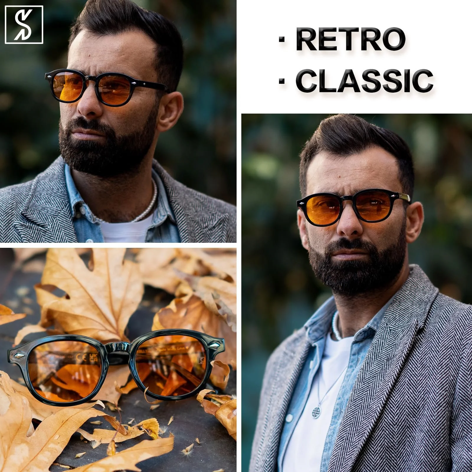 Сонцезахисні окуляри Круглі Sheen Kelly Вінтаж, фото №2