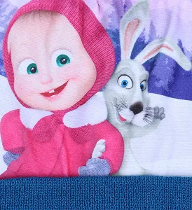 Тепла шапка з помпоном sarcia.eu Маша і ведмідь Синій synthetic.ua - Фото 1