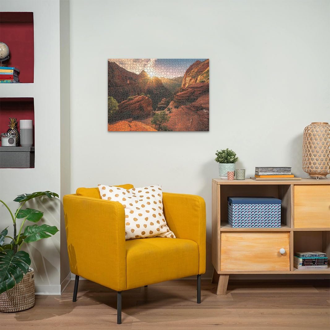 Пазл Ravensburger Nature Edition 12000118 "Каньон Сион, США" 1000 элементов, фото №5