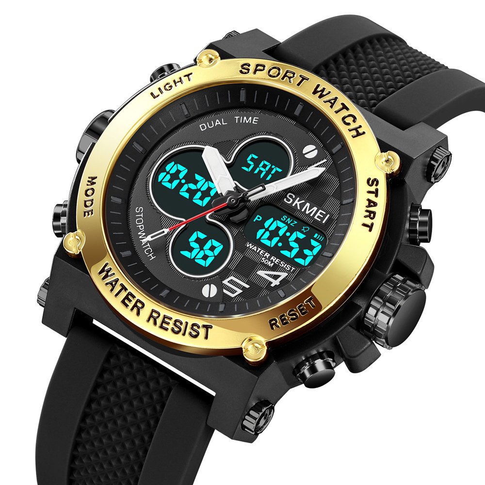 Годинник Skmei 2065BKGD Black-Gold SALE, фото №2