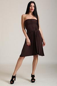 Платье MTP 44-46 Коричневый (DA-CK1765_Brown) - Фото 1