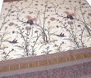 Покривало Bassetti Fong 220 x 255 см Кремовий - Фото 1