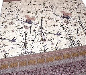 Покрывало Bassetti Fong 220 x 255 см Кремовый - Фото 1