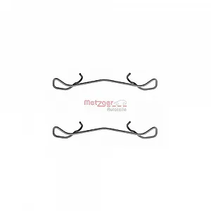 Комплект аксесуарів, гальмівні колодки METZGER 109-1189 задня вісь - Фото 1