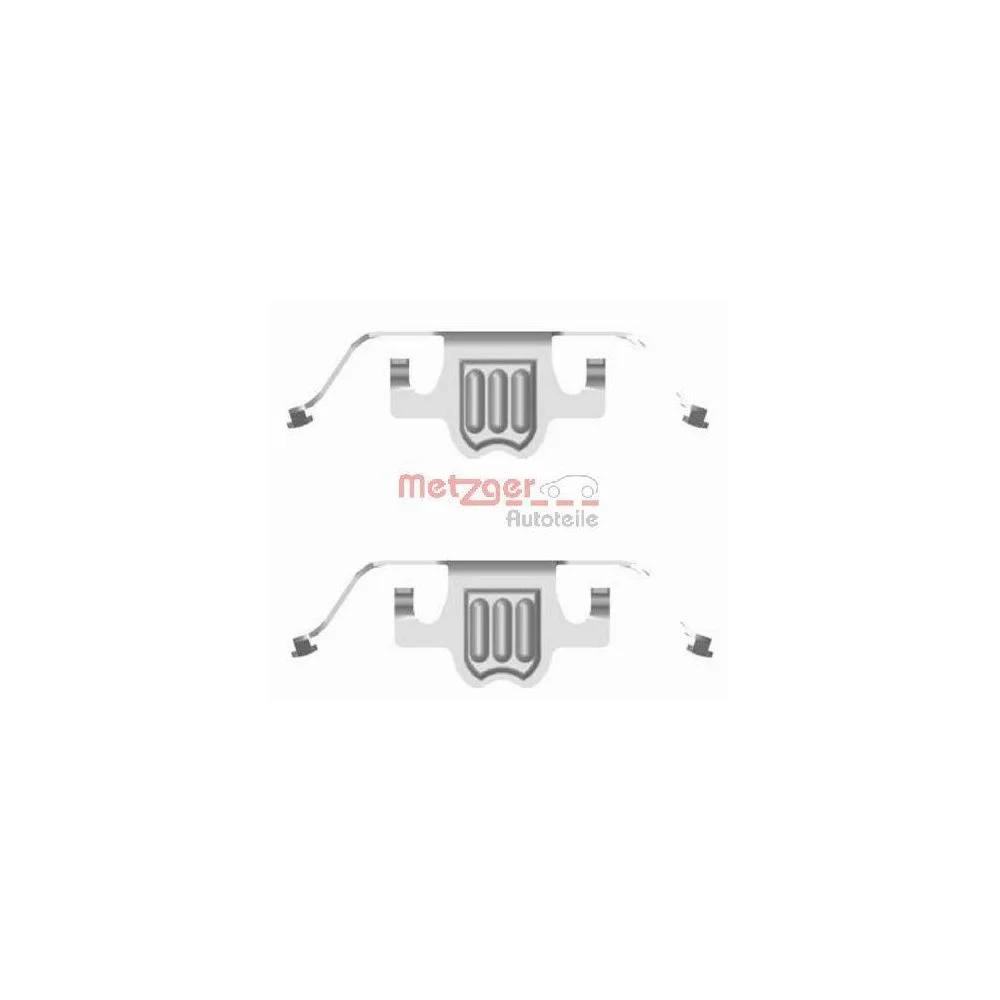 Комплект аксесуарів, гальмівні колодки METZGER 109-1695 GREENPARTS для BMW, задня вісь, фото №1