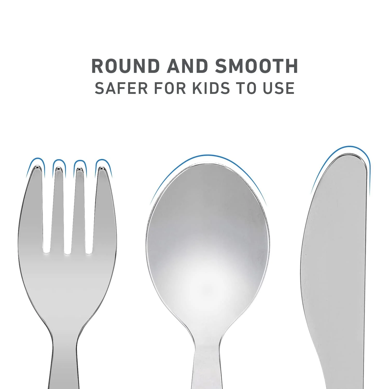 Набор детских столовых приборов Zawadi Global, 3 предмета (нож/вилка/ложка), фото №7 Набор детских столовых приборов Zawadi Global, 3 предмета (нож/вилка/ложка), фото №7